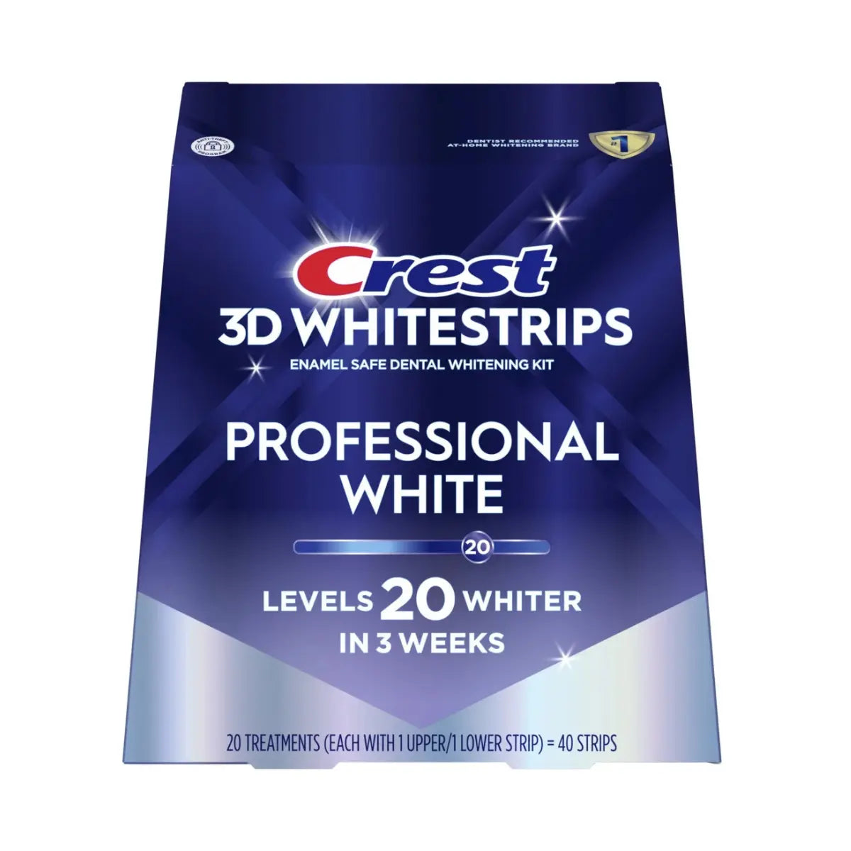 Bieliace Pásiky Crest For Professional-Level Whitening