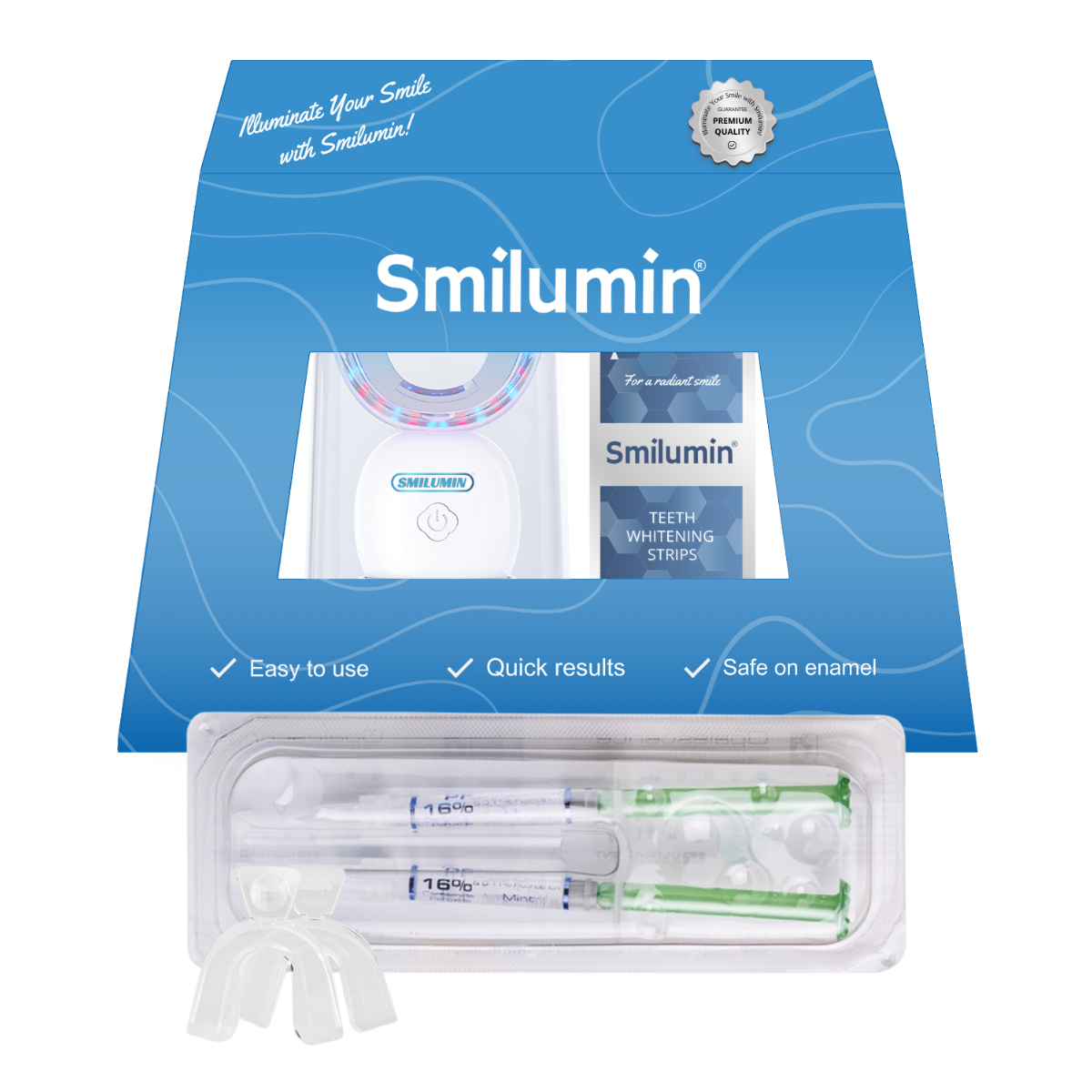 Smilumin + Opalescence 16% Mint – Sada na bielenie a starostlivosť o zuby