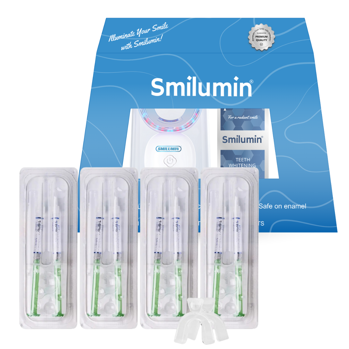 Smilumin + Opalescence 16% Mint – Sada na bielenie a starostlivosť o zuby
