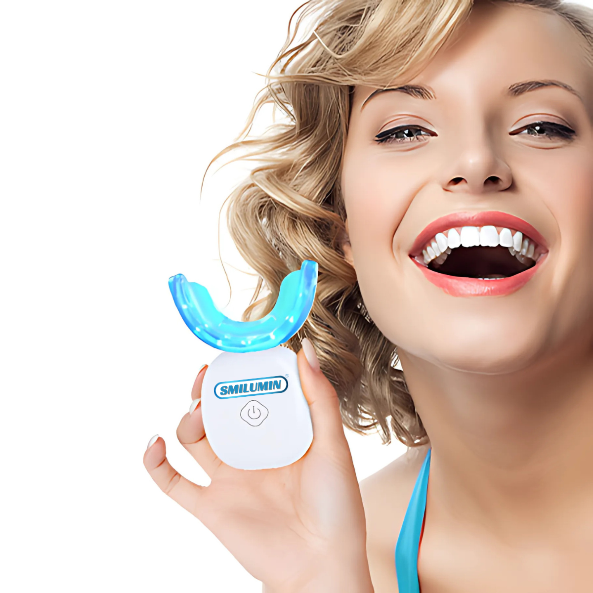 Smilumin – Súprava na bielenie zubov s pásikmi a LED lampou