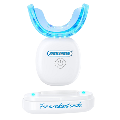 Smilumin – Súprava na bielenie zubov s pásikmi a LED lampou