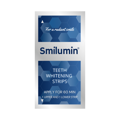 Smilumin – Súprava na bielenie zubov s pásikmi a LED lampou