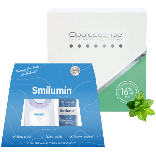 Smilumin + Opalescence 16% Mint – Sada na bielenie a starostlivosť o zuby
