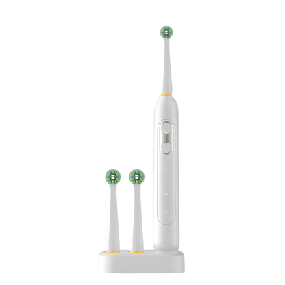 Elektrická zubná kefka biela + 2 hlavice + UV sterilizátor