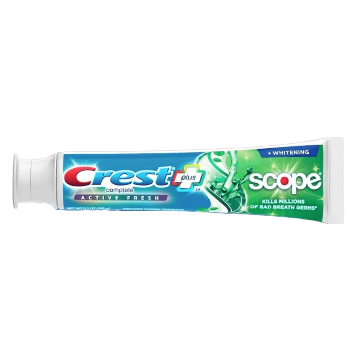 Zubná Pasta Crest Complete Plus Scope Active Fresh 155g