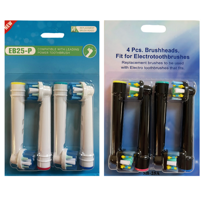 Sada 8 Náhradných Hlavíc Pre Elektrické Kefky Oral-B – SB-25A/EB25-P